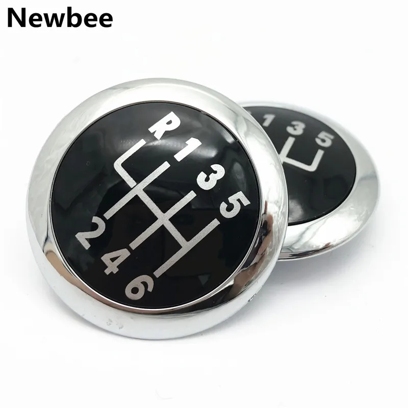 

5/6 Speed Gear Shift Knob Emblem Cap Cover Lever Stick Pen Handle For Volkswagen VW Passat B6 2005-2011 Car Styling Accessories