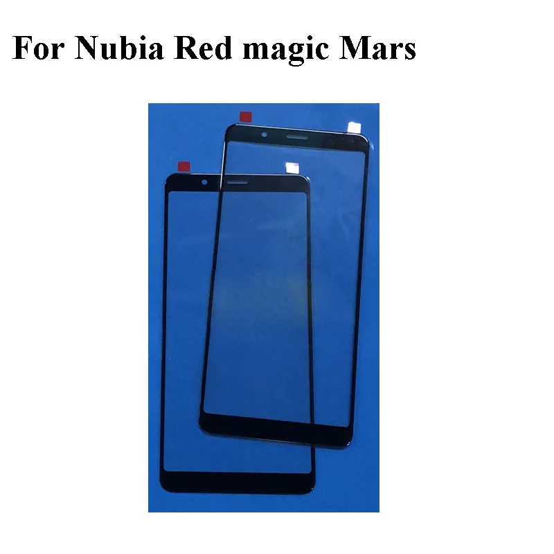 For Nubia Red magic Mars Front LCD Glass Lens touchscreen NX619J Touch screen Outer Screen without flex | Мобильные телефоны и
