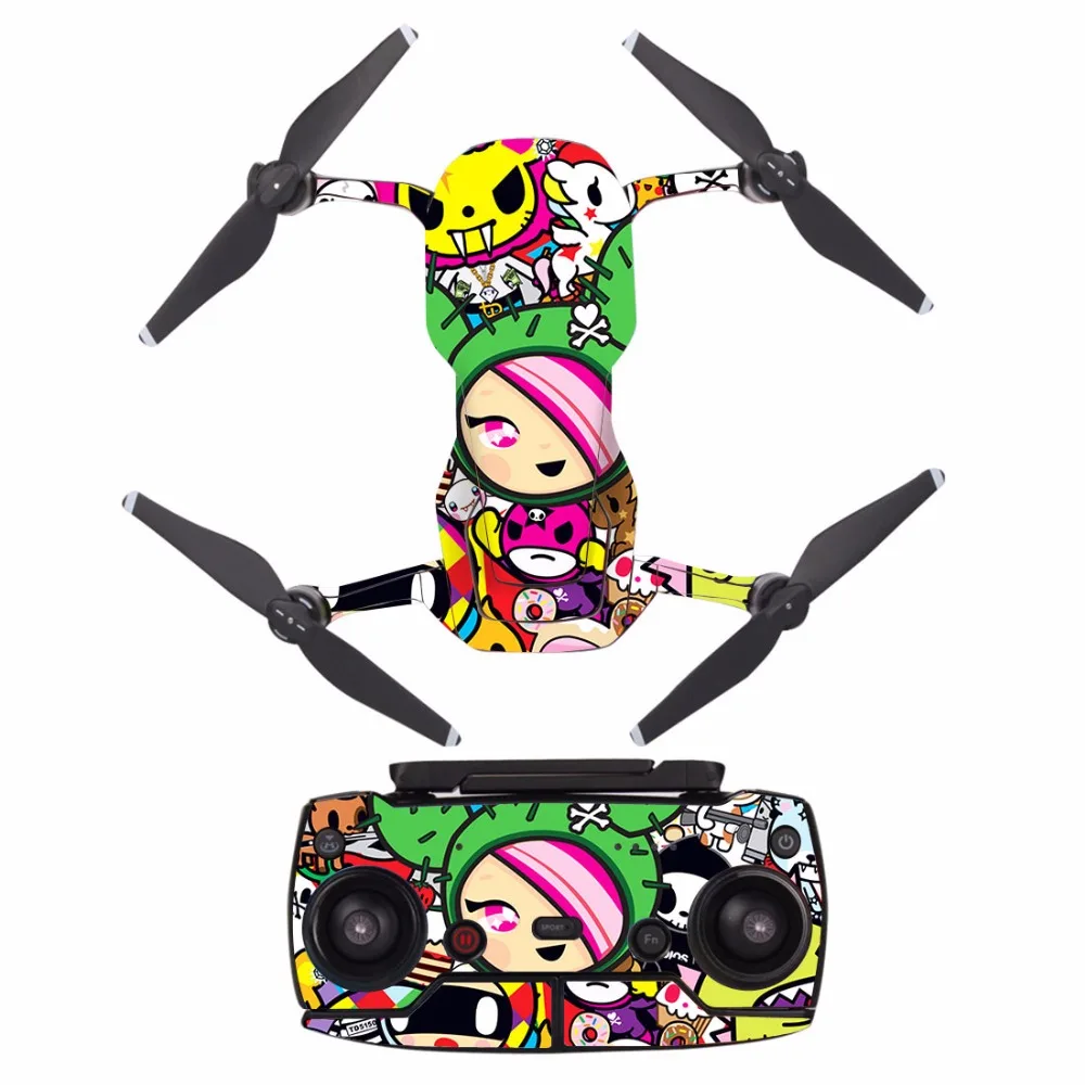 

New Arrival Waterproof Skin Stickers for DJI Mavic Air Accessories 3M waterproof PVC Decals Drone RC Quadcopter Skin Sticker