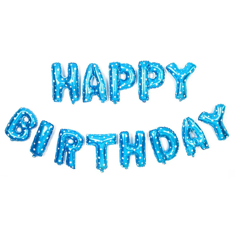 Воздушный шар из фольги с надписью Happy Birthday 16 дюймов|Воздушные шары и аксессуары| |