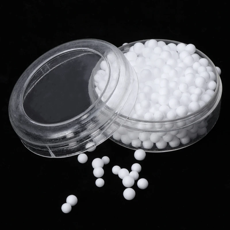 

1 Box Fishing Bait Foam Buoyancy Pop Ups White 2-4mm Lure Round Beads Carp Bream