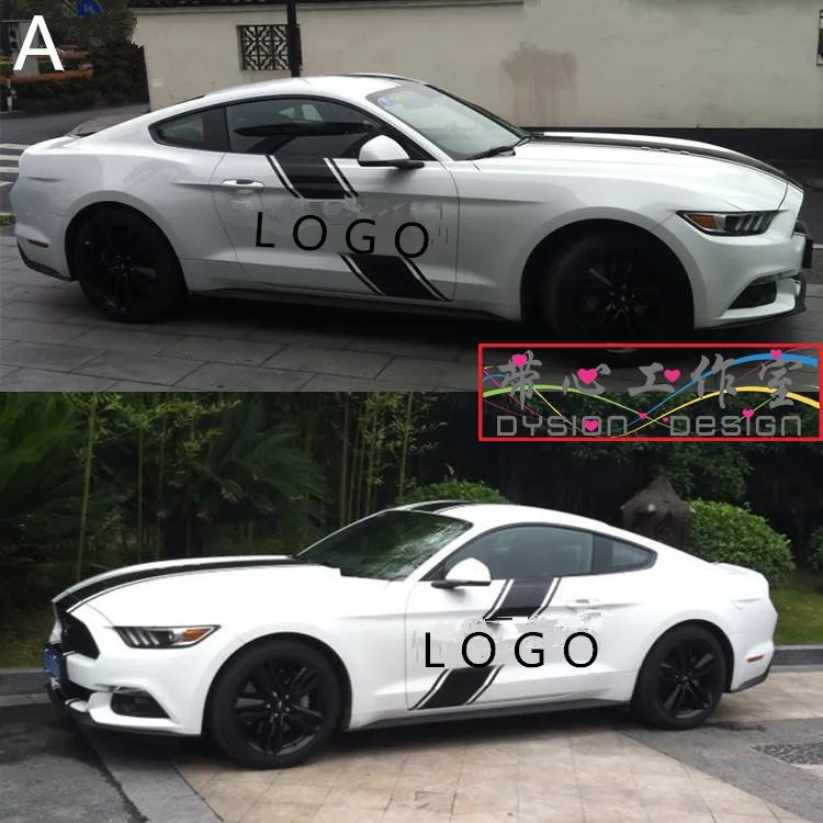 

Customized Car Body Head / Roof / Tail Sticker For Ford Mustang / Mondeo Z2CA503