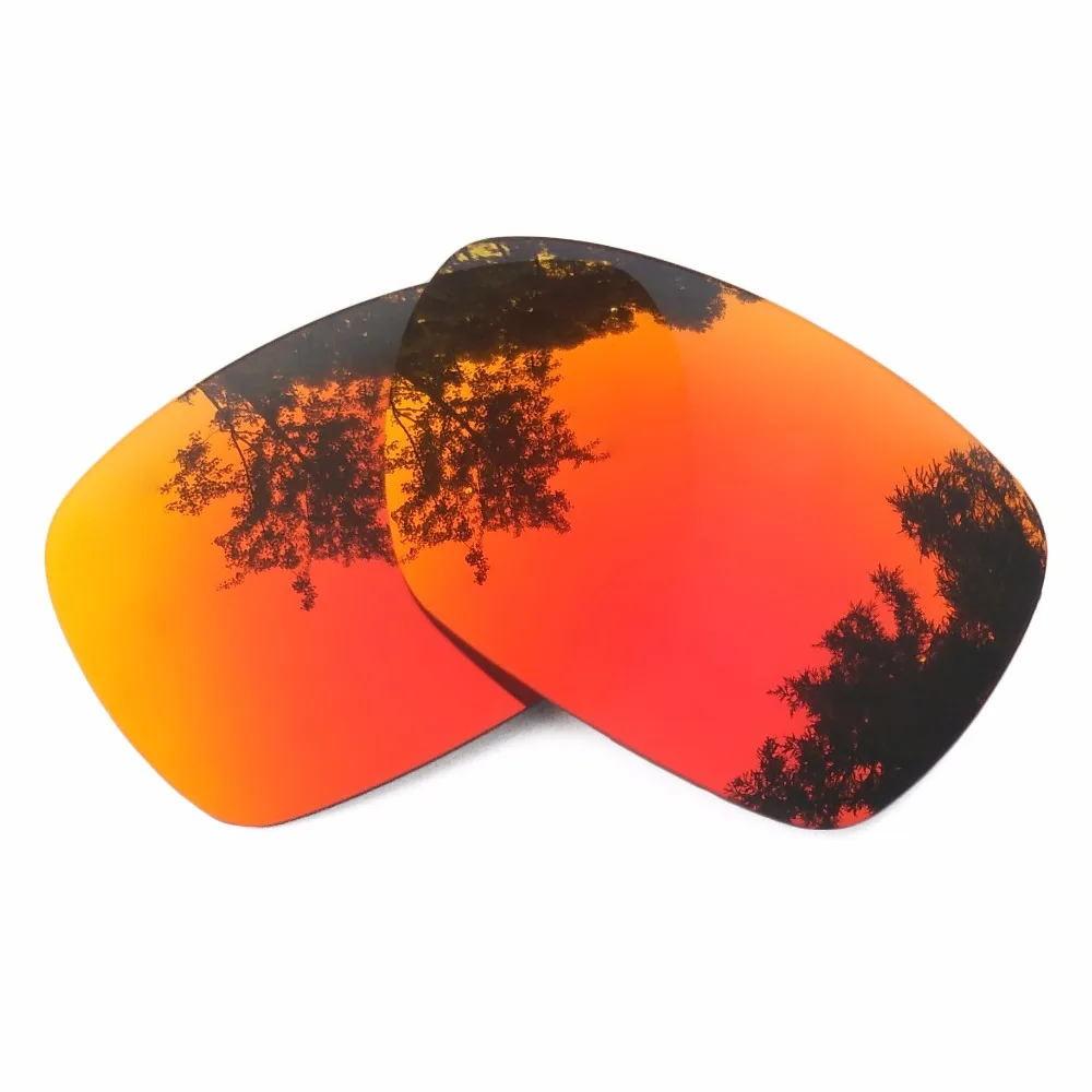 Orange Red Mirrored Polarized Replacement Lenses for Inmate Sunglasses ...