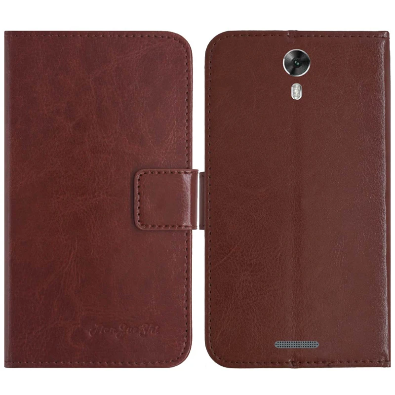 Чехол книжка TienJueShi защитный кожаный чехол бумажник Etui для Konka KE2 5 2 дюйма|Сумки