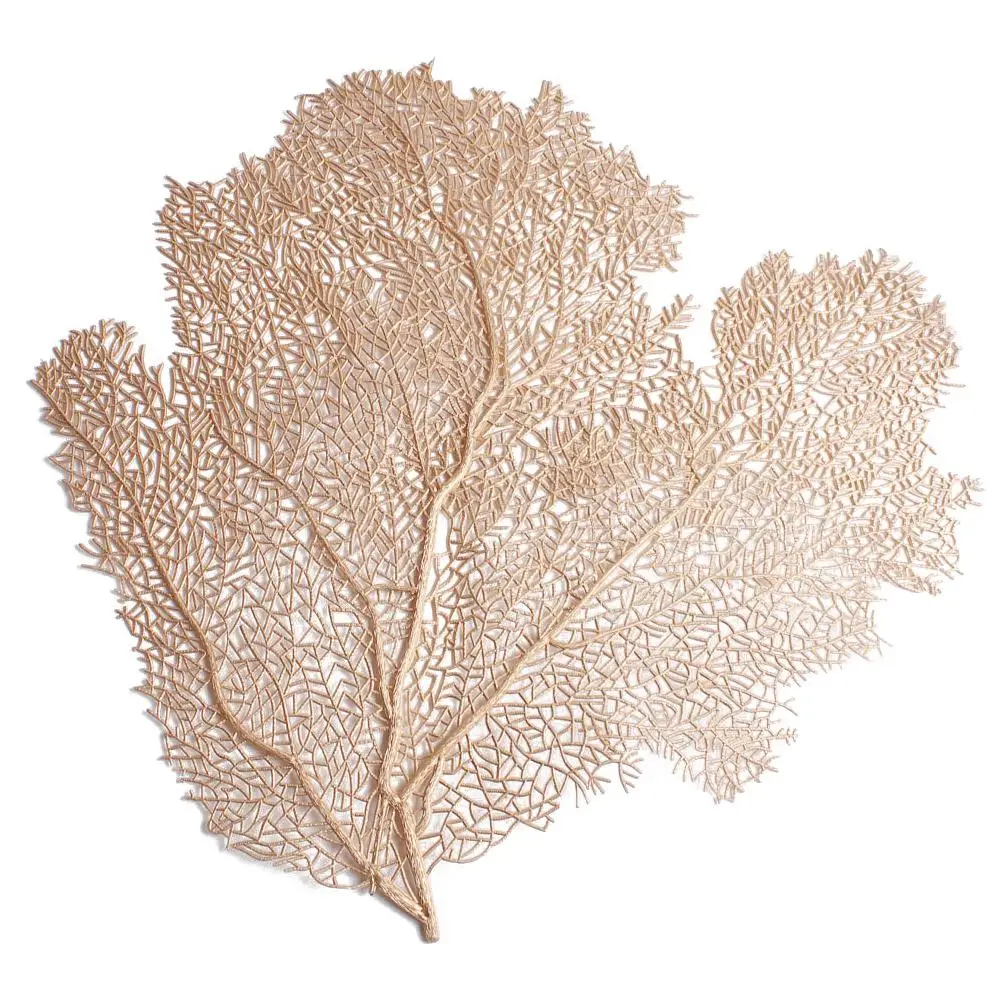 

Placemat Dining Table Leaf Shaped Simulation Plant PVC Cup Coffee Table Mats Kitchen Home Decor Non-Slip Place Mats Gadget Tool