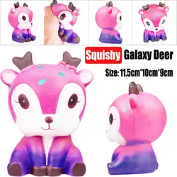 Kawaii Мультфильм галактика олень Squishy медленный рост крем Ароматические снятие стресса игрушка Канцелярия Сквош Анти-Стресс посылка 20