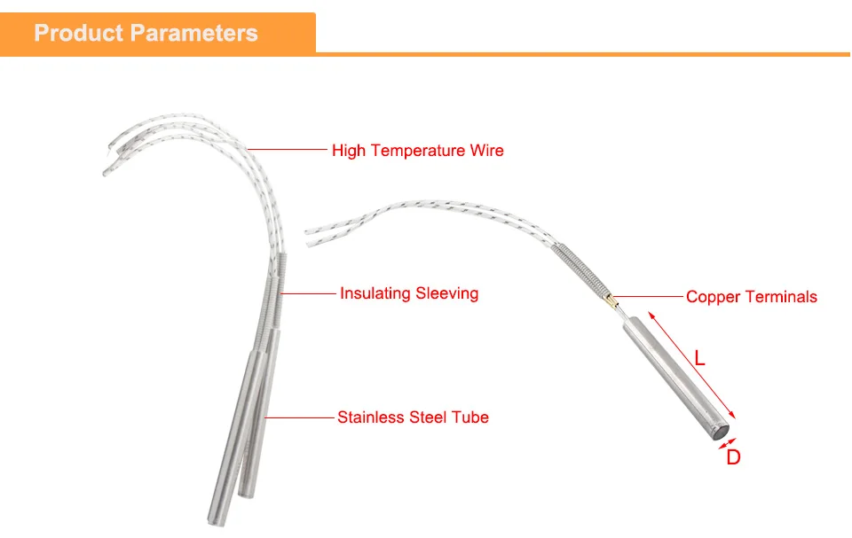 6mm de diâmetro, canos de aço inoxidável,