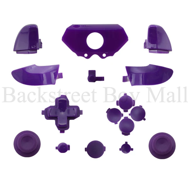 

Custom for Xbox ONE Controller Buttons Full Mod Kit Triggers DPad Thumbsticks Purple for XBOX ONE Controller Analog parts
