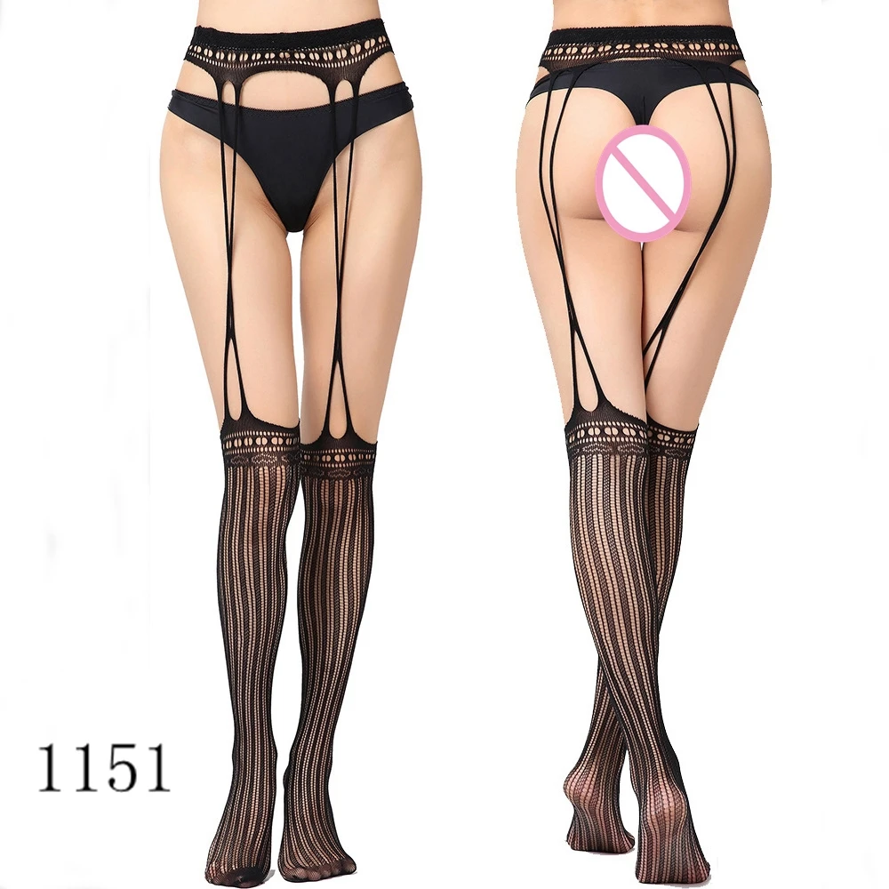 18 Styles Women Sexy Pantyhose Female Black Fishnet Tights Lady Thigh High Stocking Jacquard Sheer Hosiery Stockings