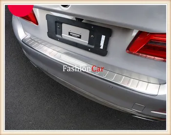 

Stainless Rear Bumper Protector Sill Trunk Trim 1pcs For BMW 5 series G30 2017 2018 accessories