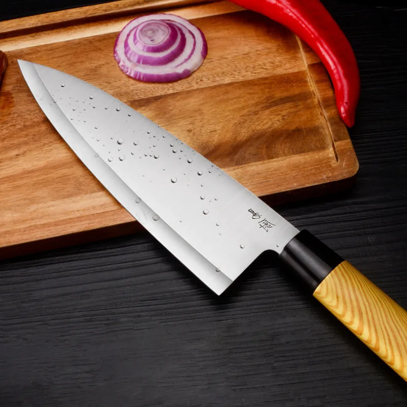 

Old Blacksmith Hand-made Japanese Style Kitchen Chef Knife Special Slicing Meat Fish Vegetable Piercing Knives Cleaver Cutter