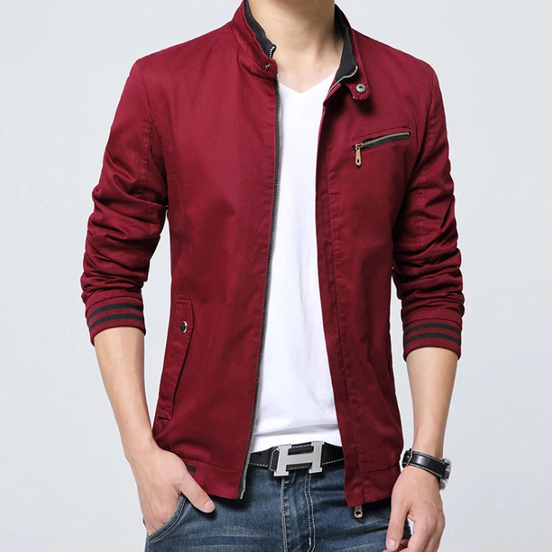 Discount Up to 50 Brand Jacket Men 2017 Fashion Male Jackets Solid