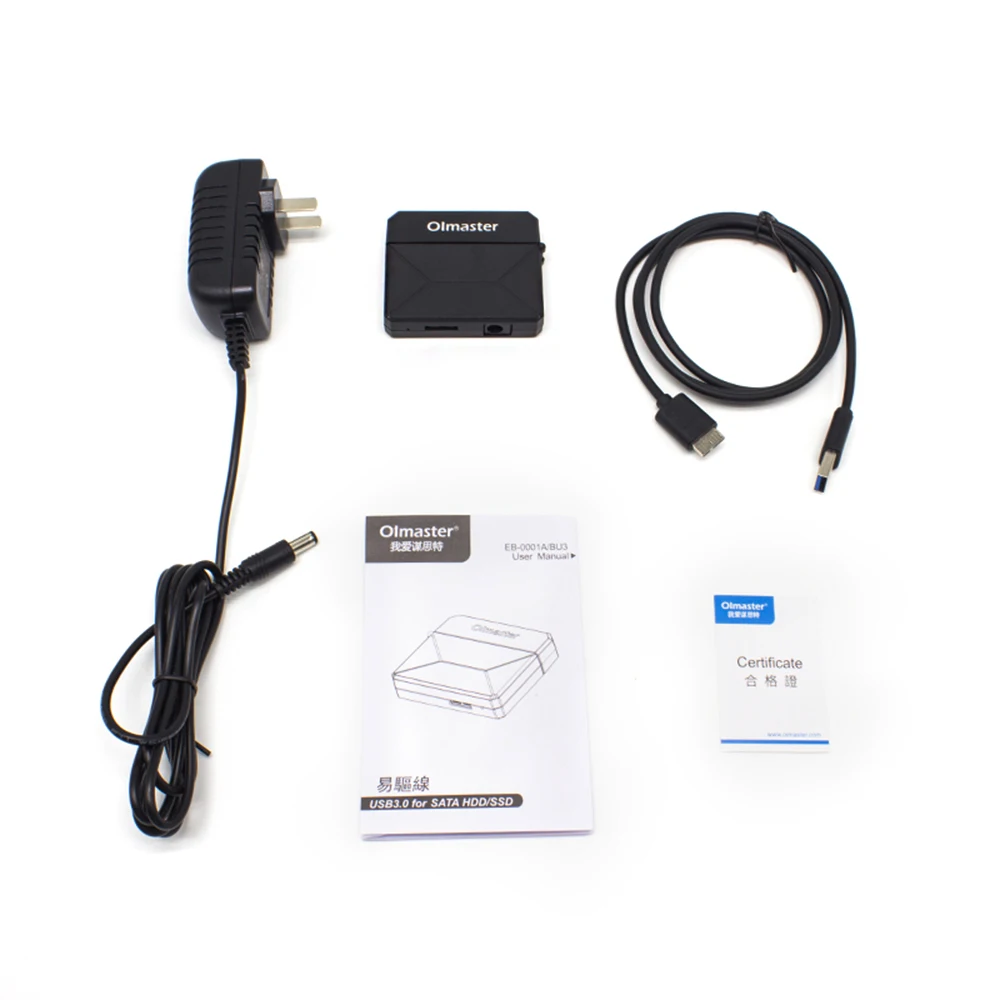 OImaster EB 0001BU3 2 5 дюйма/3 дюйма Чехол для жесткого диска Sata к Usb SATA I/II/III USB3.0 адаптер