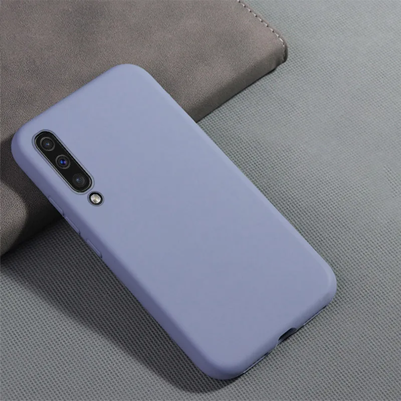 For Samsung A50 Case Liquid Silicone Phone Case For Samsung Galaxy A50 A70 A30 A40 A60 A20 M40 A51 A71 Cover Candy Shockproof - Цвет: 04