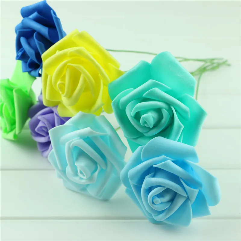 Handmade-Party-Festival-Wedding-Foam-Roses-Flower-with-Stem-DIY-Wedding-Bouquet-Flowers-Home-Floral-Decor (1)