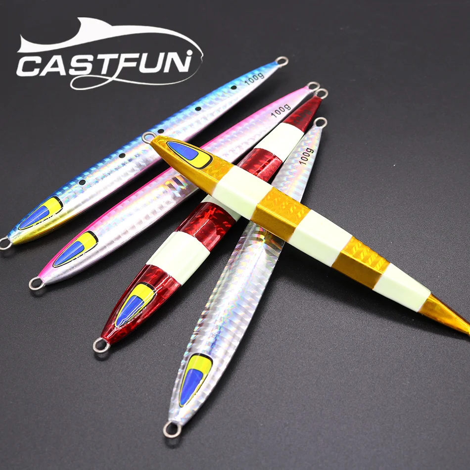

Vertical Slow Jigging Metal Speed Jig Lures 100g 125g 150g Jumping Jig For Saltwater Fishing Lures
