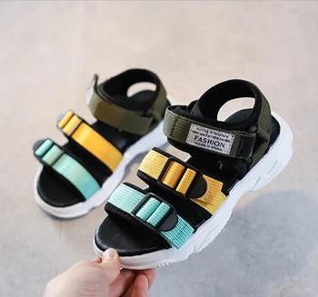 

children's sandals kids Shoes Girls sandals 2018 new summer baby boys shoes beach shoes wholesale size 26-37
