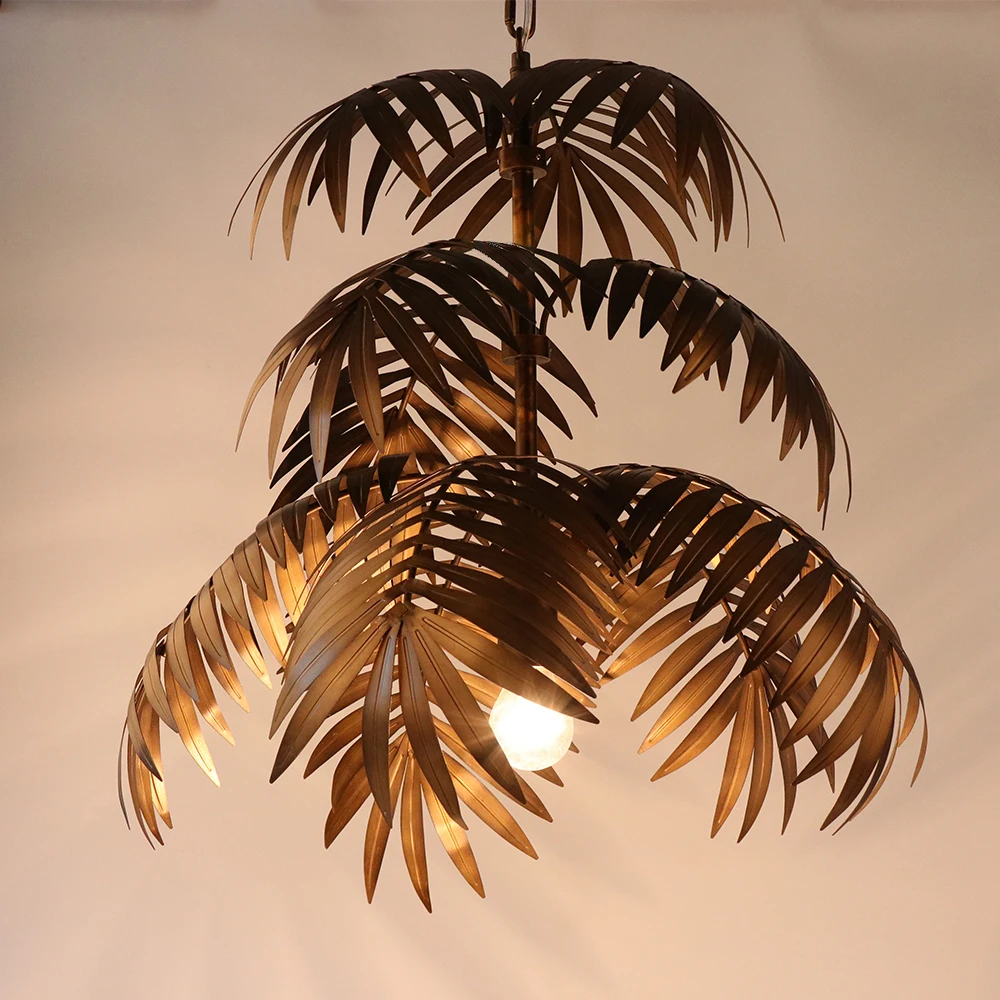  Loft modern coconut tree pendant light LED E27 industrial creative hanging lamp for living room res - 32959474386