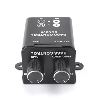 

Mini Vehicle Car Audio Regulator Amplifier Bass Subwoofer Stereo Equalizer Controller 4 RCA Auto Car Accessories