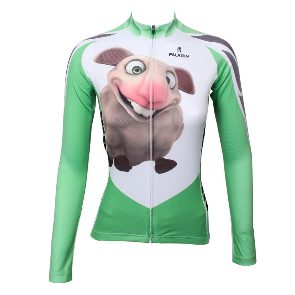 Lovely 3D lamb long sleeved mountain bike jerseys plus size jersey dirt