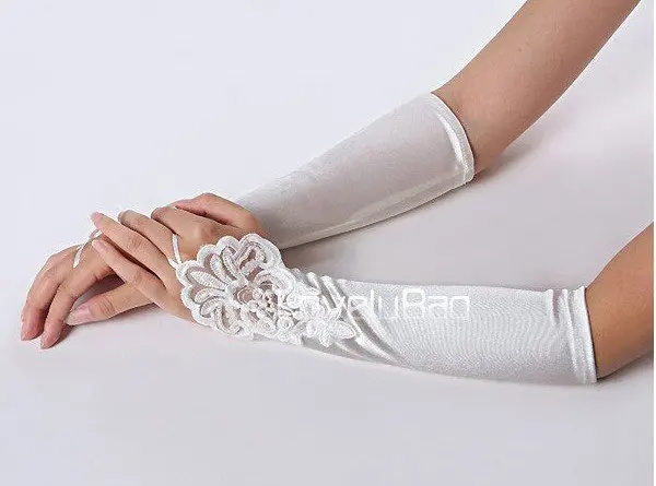

WEDDING PARTY FINGERILESS Bridal Gloves New