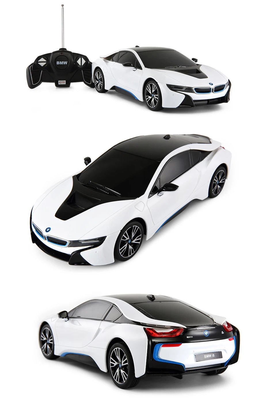 Rastar BMW RC автомобиль 1:18 i8 радиоуправляемые игрушки Радиоуправляемый автомобиль машины Модель электромобиль Игрушки для мальчиков подарок на день рождения