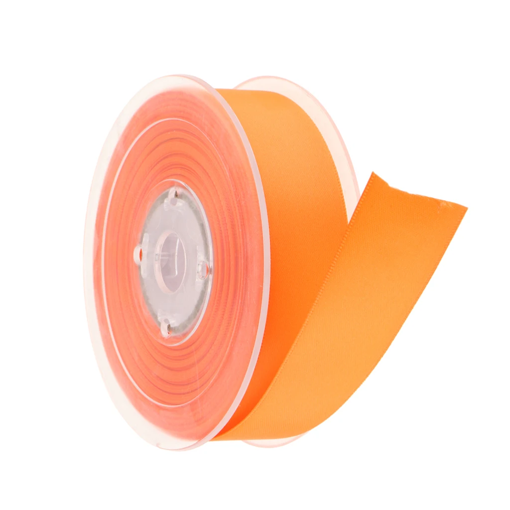 20 Meters Double Sided Polyester Satin Ribbon for Wedding Party Gift Wrapping Craft 25mm 