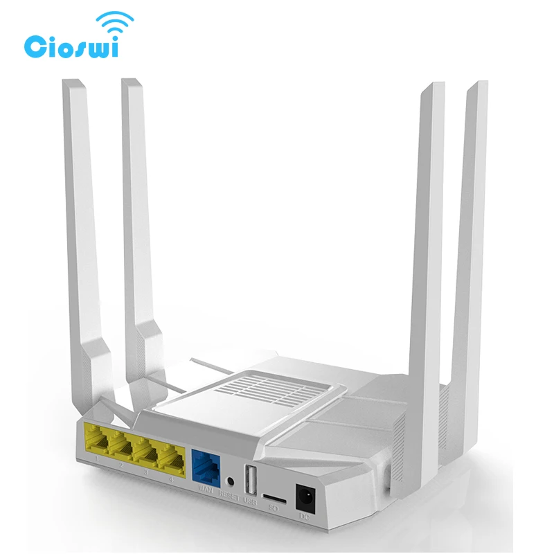 Cioswi 3g 4G модем Двухдиапазонный wi-fi роутер 1200 Мбитс 2. 4G 5 ГГц гигабитный маршрутизатор усилитель г 5 г антенный маршрутизатор модем 4G wifi роутер sim карта