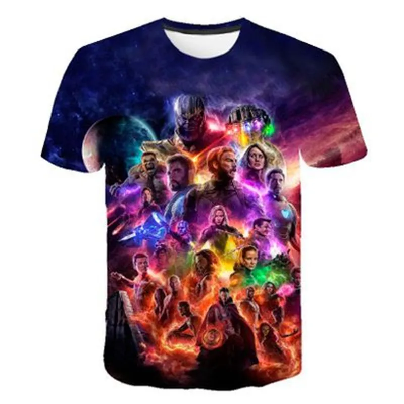 Г., новая футболка с принтом «Мстители Marvel 4» Детская футболка с 3d принтом супергероя Америки футболка для косплея летняя модная детская футболка - Цвет: TS2