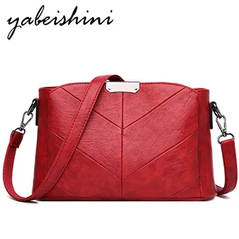 

women's leather shoulder bag Soft square package Messenger Bag handbags for women luxury crossbody bags Retro tote Sac A Main