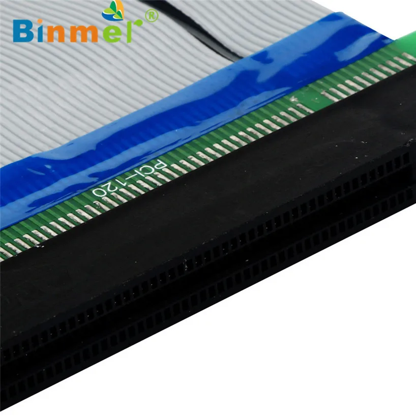 Binmer 32 бит гибкий Райзер-карта PCI удлинитель Гибкий плоский кабель-удлинитель 12 сентября