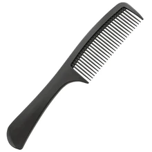 Tamaño grande profesional peine antiestático del pelo fuerte del carbón para pelo largo salón peluquería Herramientas