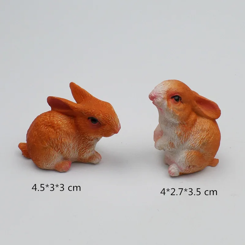Rabbit Miniature Figurines (7)