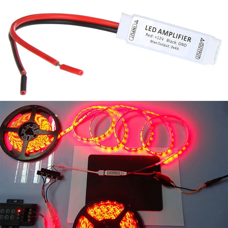 20 штук DC12V 24 В RGB LED Управление Лер Mini Slim 3 Ключи 6a 3 пути канала к Управление светодиодные полосы свет SMD5050