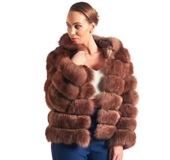 

2018-WT-047 Plus Size S-8XL Women Winter Clothes Female Faux Fur Coat Hooded Overcoat women High Imitation Fox Fur Coat