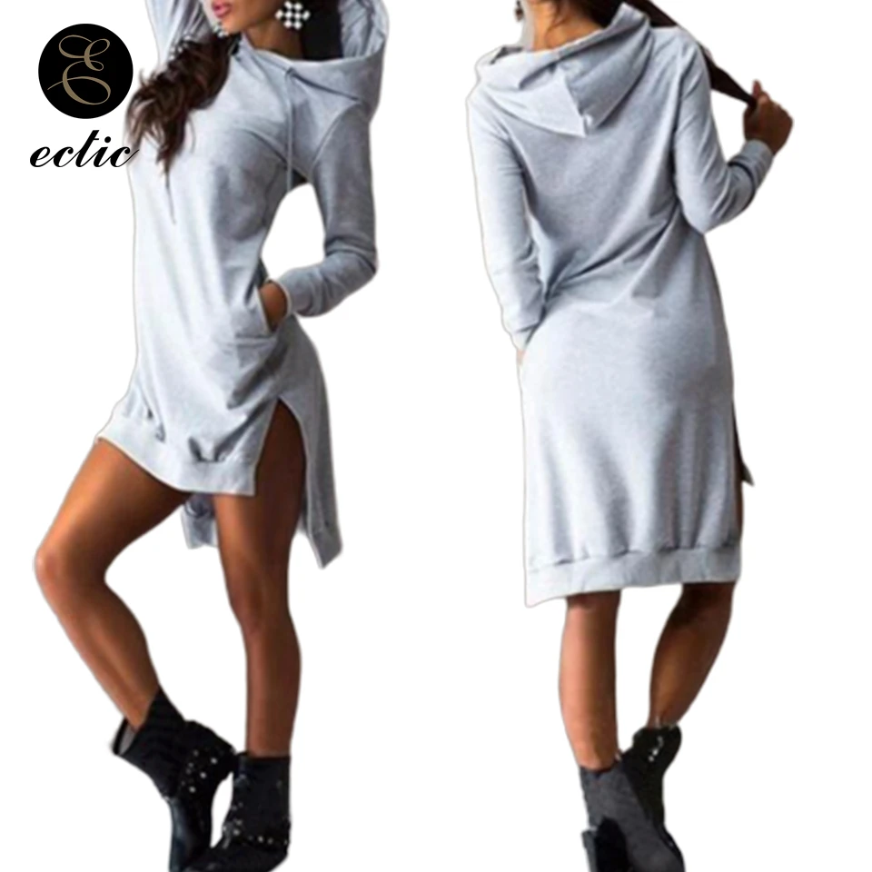 plain sweatshirt dress