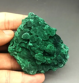 

108g Natural rare malachite mineral specimen green stone crystal teaching specimen collection from China