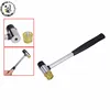 2pcs/set Jewelry Tools Iron Ring Enlarger Stick Mandrel Sizer Tools Equipment Installable Two Way Rubber Steel Handle HammersF80 ► Photo 3/6