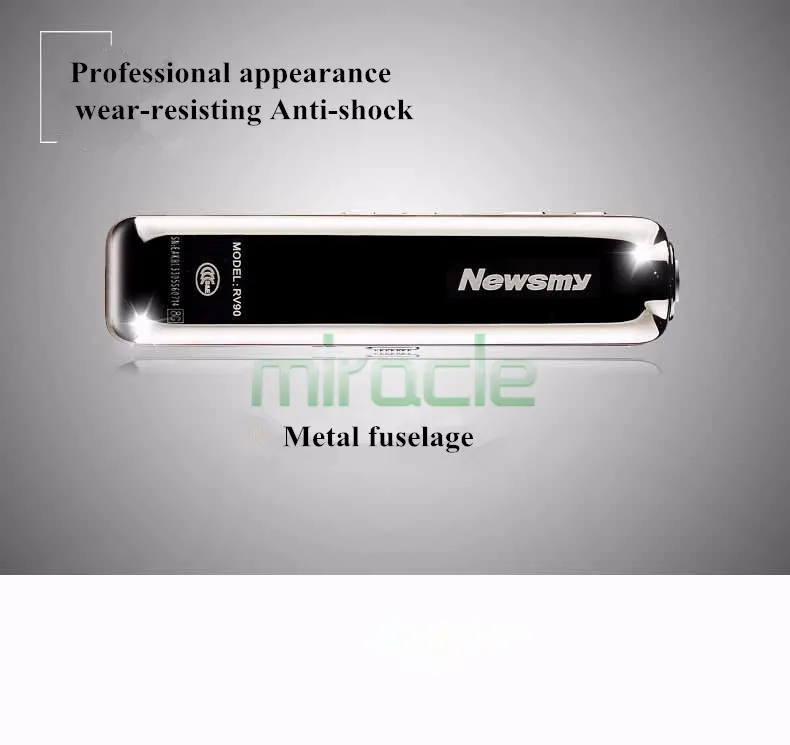 Newsmy Rv90 1 1 Pouces 16g Enregistreur Vocal Mini Hd Longue Distance Reduction Du Bruit En Acier Coque Metallique Enregistreur Dictaphone Aliexpress