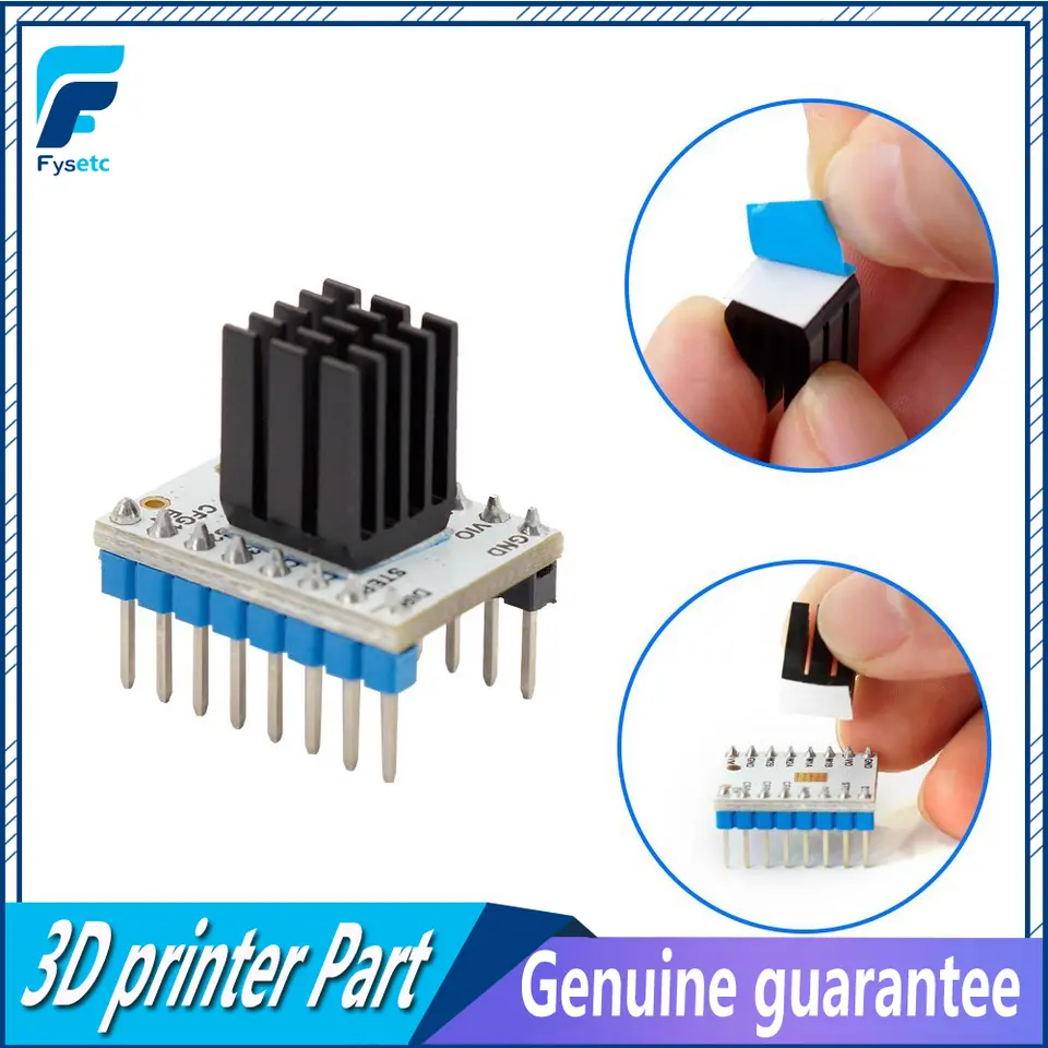 10Pcs TMC2100 A4988 DRV8825 TMC2208 TMC2130 Stepper Motor Driver Heat Sink Aluminum Heatsinks Cooling Fin Drivers Ultra-silent image 4
