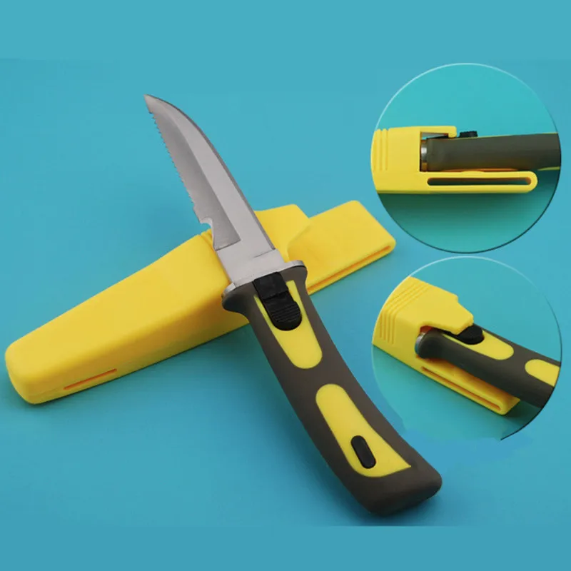 Желтый, синий, красный 440C США нож для дайвинга/58HRC открытый нож для выживания/острый нож/кемпинг инструменты/