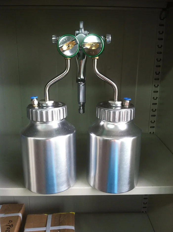 

1.3mm 1000cc x2 Cup Spray Chrome Plating Machine For Car SAT1200