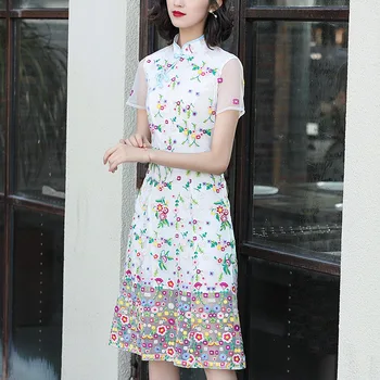 

2019 Dress Sexy Celebrity Lace Print Lace Embroidery Women Turtleneck Short Elegant Night Club Body con Party Dresses Wholesale