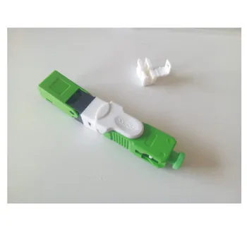 

100PCS /bag ESC250D SC APC Optic Fiber Quick Connector FTTH Single Mode Optic Fast Connector