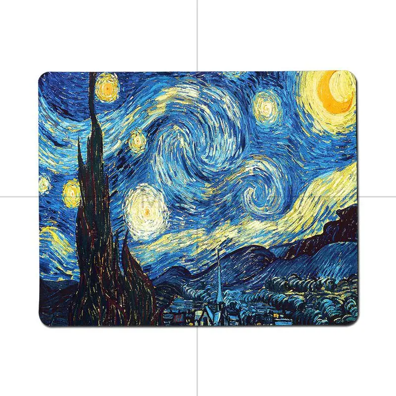 MaiYaCa Vincent van Gogh игровые коврики для геймеров, резиновый коврик для мыши, размер для 25X29 см, 18x22 см, игровые коврики для мыши - Цвет: 25X29cm