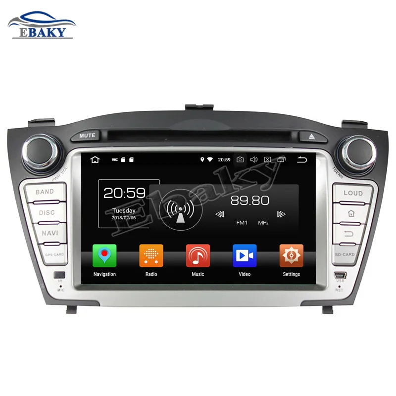 Top NaviTopia 7inch 4GB RAM 64GB ROM Octa Core Android 9.0 Car DVD Radio for Hyundai TUCSON / IX35 2009 2010 2011 2012 with GPS 9