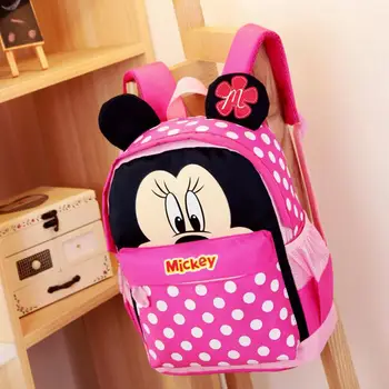 

kids kindergarten backpack/kid school bags/Satchel for boys and girls free shipping 2017 Cartoon Mickey children backpacks