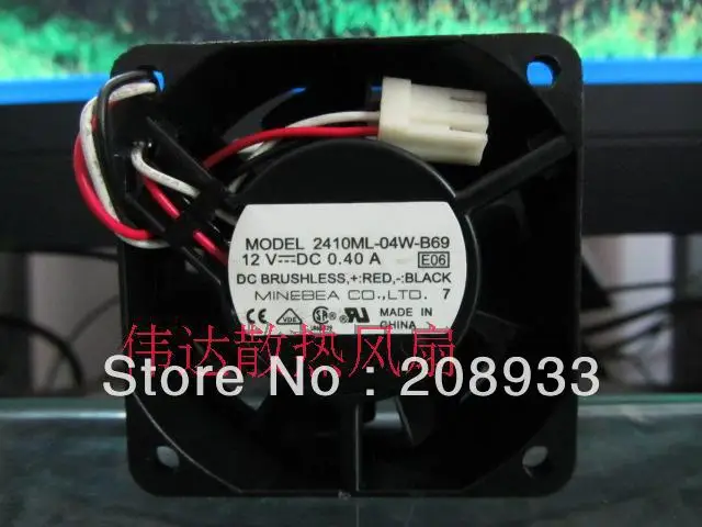 

For NMB 6025 DC 12V 0.40A 2410ML-04W-B69
