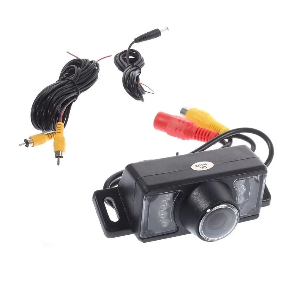 

Waterproof Car Backup Camera HD Color CCD Rear View Camera 8 Infrared Night Vision 170 Degree Parking System for parking car