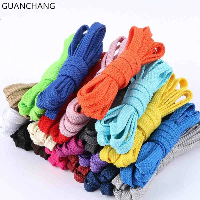 

Wide Shoelaces Double Layer Fat Shoe Laces For Sneaker Sport Unisex Strings Cord Boot Laces Bootlaces Fitness Multi Color